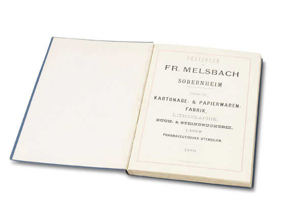 Fr. Melsbach - Preisbuch von Fr. Melsbach - Weitere Abbildung