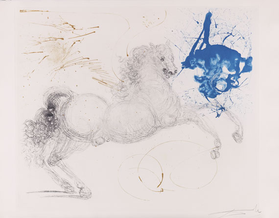 Salvador Dalí - Mythologie, 16 Bll. in 1 Orig.-Mappe. - Weitere Abbildung