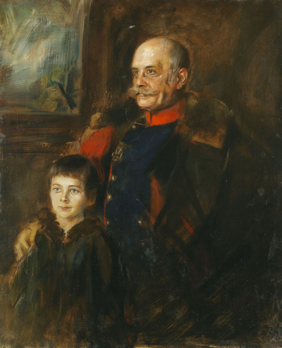Franz von Lenbach - General von Hartmann und Sohn Hermann