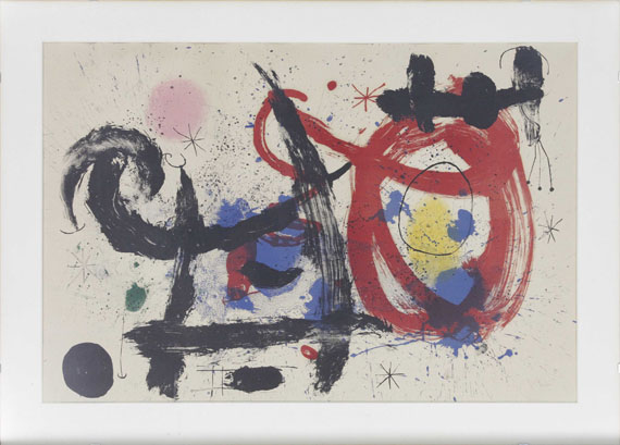Joan Miró - Le cheval ivre - Rahmenbild