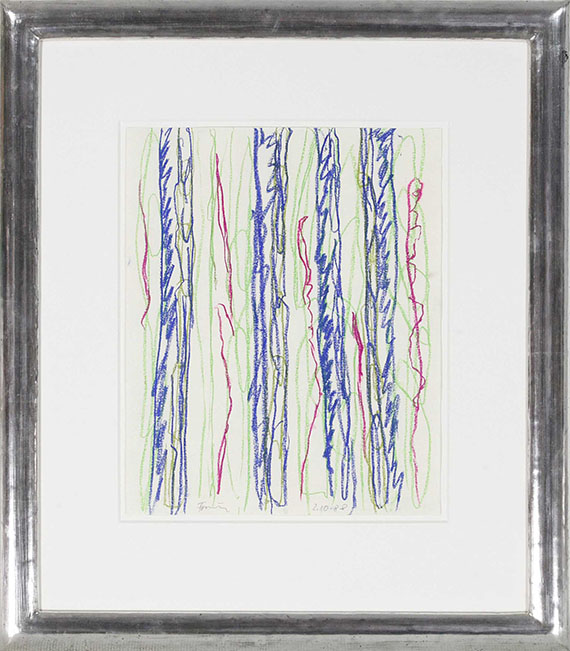 Günther Förg - Ohne Titel (Abstrakte Komposition) - Rahmenbild