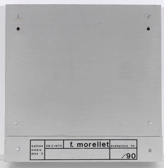 François Morellet - 3 Trames de grillage 0° 30° 60° - Rückseite