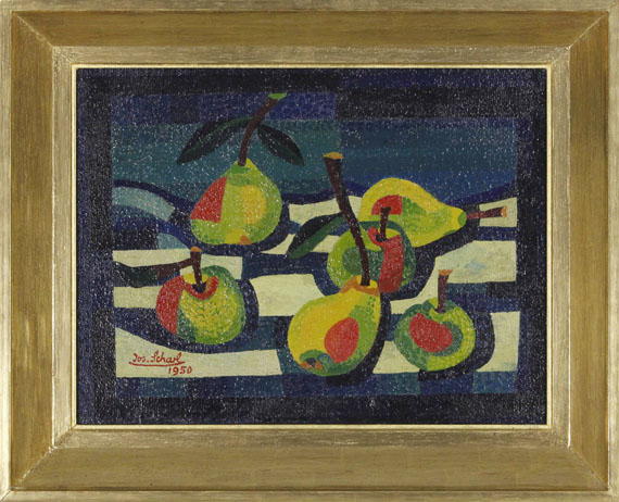 Josef Scharl - Äpfel und Birnen - Rahmenbild