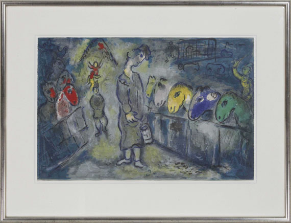 Marc Chagall - Blatt 19 aus: Le Cirque - Rahmenbild