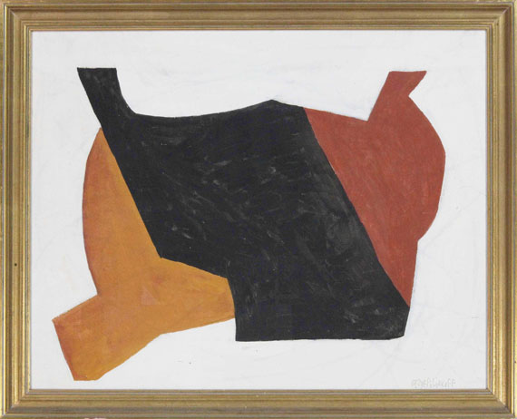 Serge Poliakoff - Rouge noir blanc - Rahmenbild