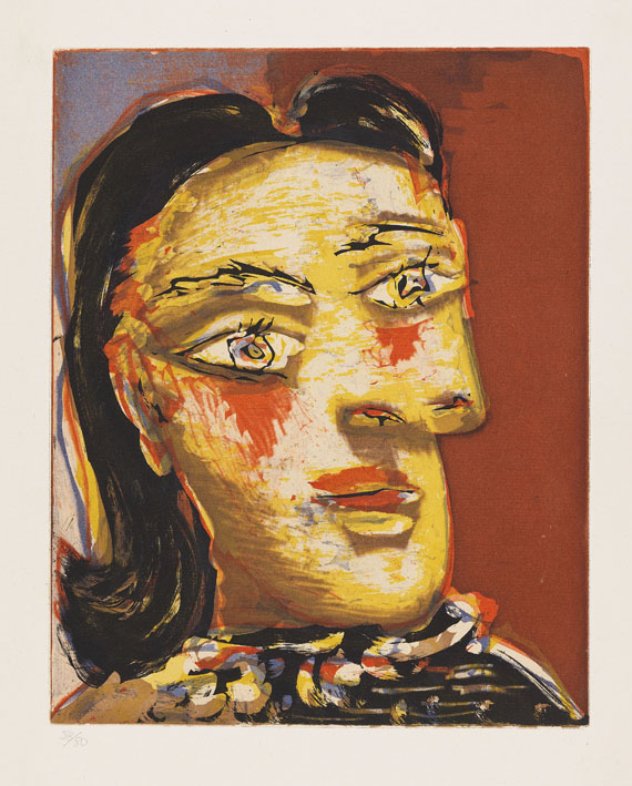 Pablo Picasso - Tête de femme No 4. Portrait de Dora Maar