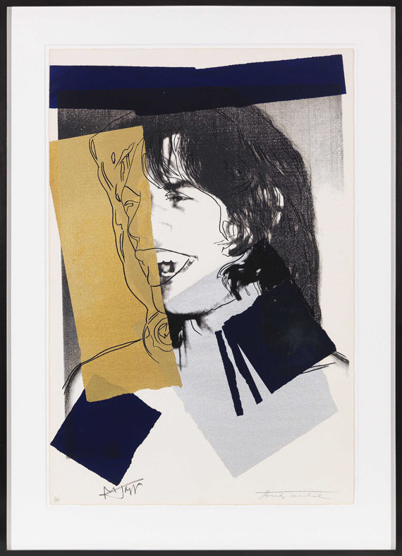 Andy Warhol - Mick Jagger - Rahmenbild