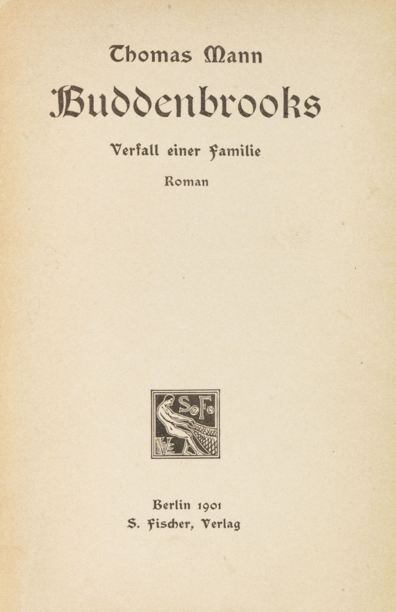 Thomas Mann - Buddenbrooks. 2 Bände