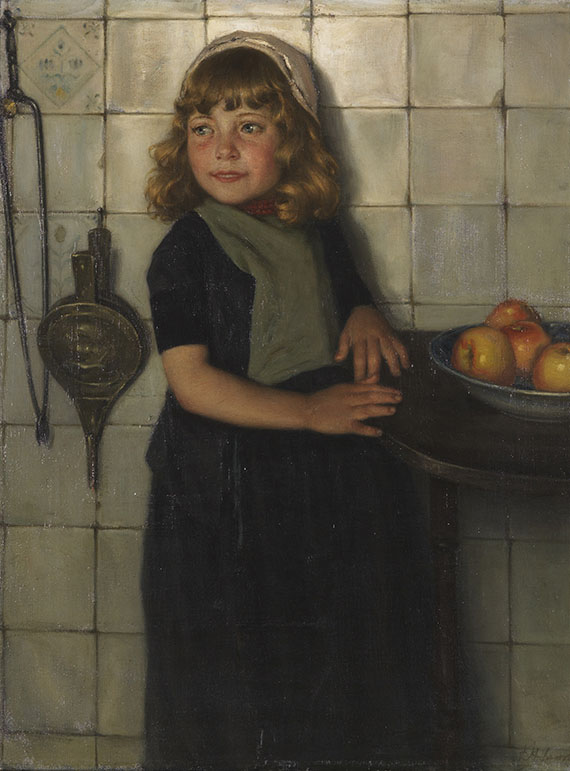 Paul Hoecker - Mädchen mit Äpfeln