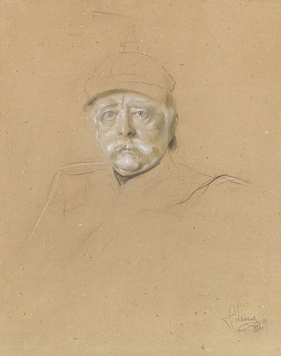 Franz von Lenbach - Porträt Otto Fürst von Bismarck