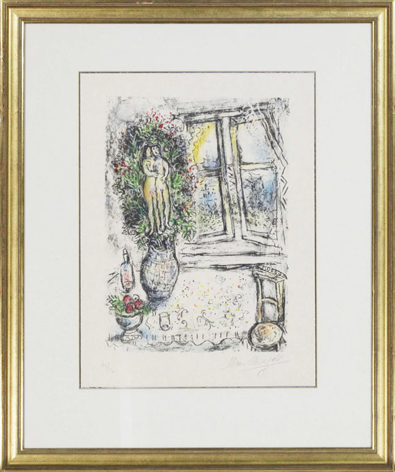 Marc Chagall - La fenêtre entrouverte - Rahmenbild