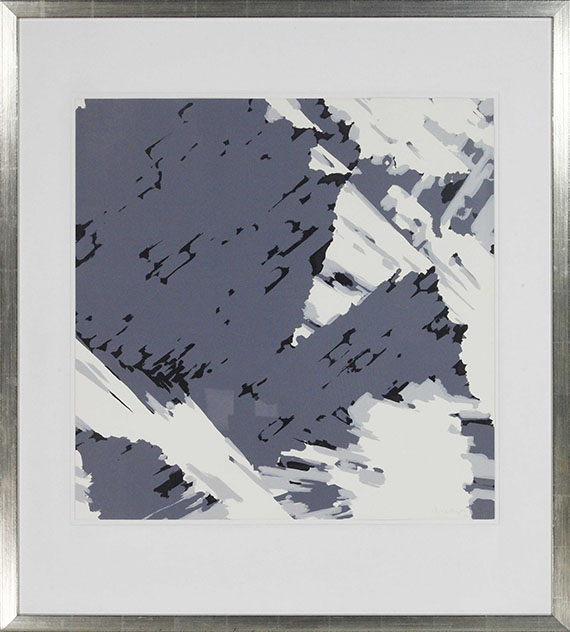 Gerhard Richter - Schweizer Alpen I - Rahmenbild
