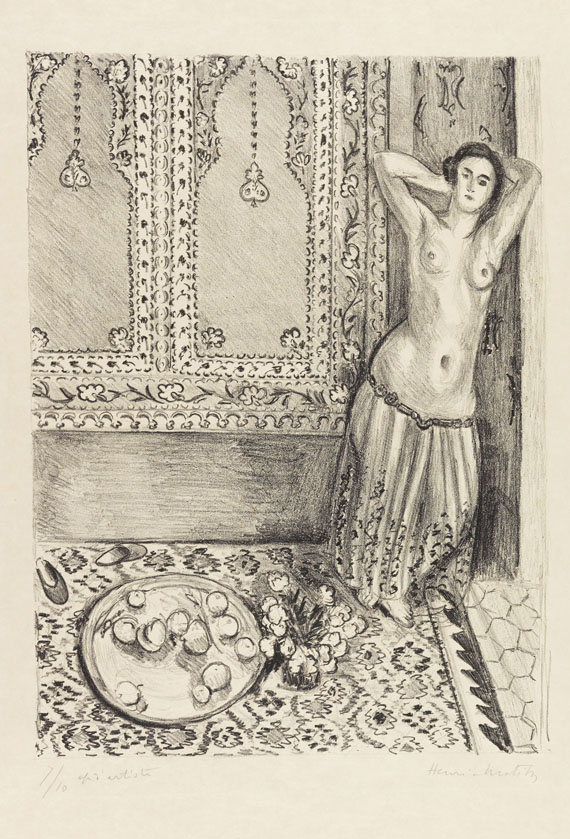 Henri Matisse - Odalisque debout au plateau de fruits