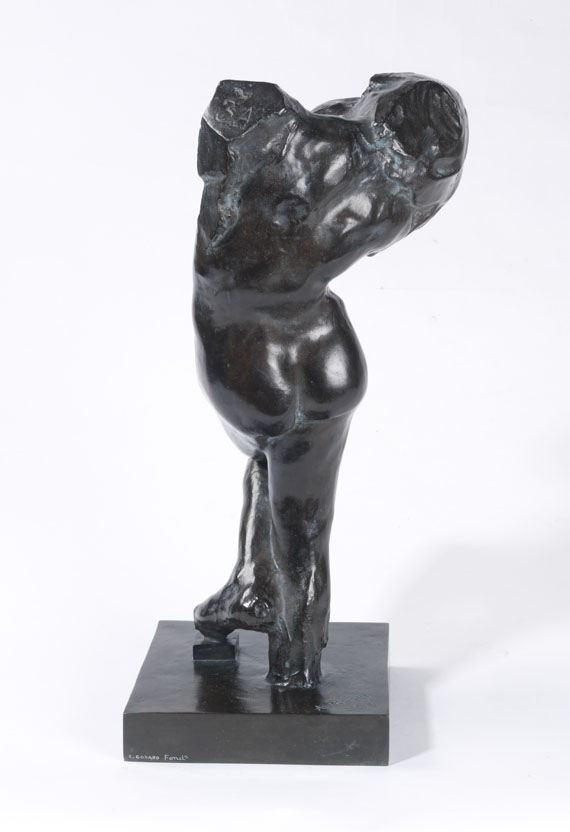 Auguste Rodin - La Méditation dite de la Porte - Rückseite