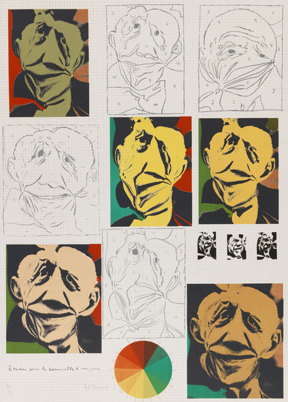 Konvolut - 17 Arbeiten aus Hommage à Picasso