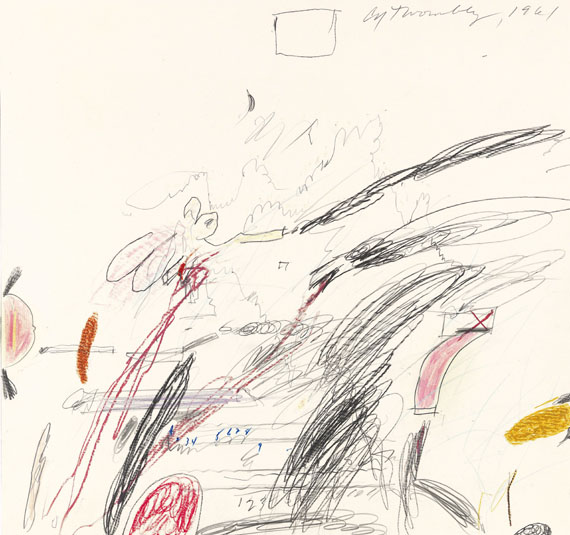 Cy Twombly - Untitled (Notes from a Tower)