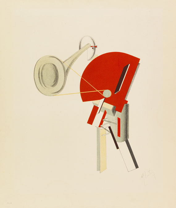 El Lissitzky - Plastische Gestaltung der elektro-mechanischen Schau «Sieg über Sonne»