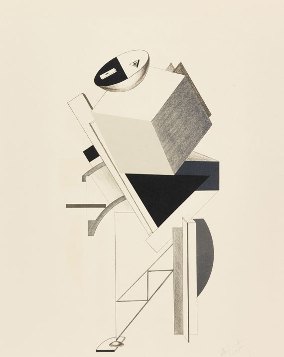El Lissitzky - Plastische Gestaltung der elektro-mechanischen Schau «Sieg über Sonne»