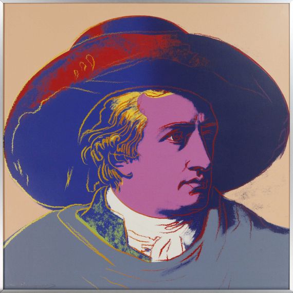 Andy Warhol - Goethe - Rahmenbild