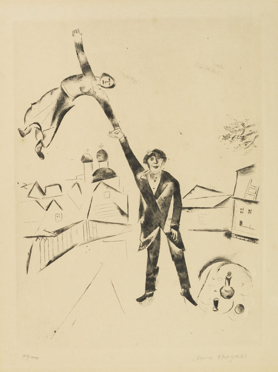 Marc Chagall - Der Spaziergang I