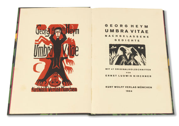 Ernst Ludwig Kirchner - Georg Heym, Umbra vitae - Weitere Abbildung