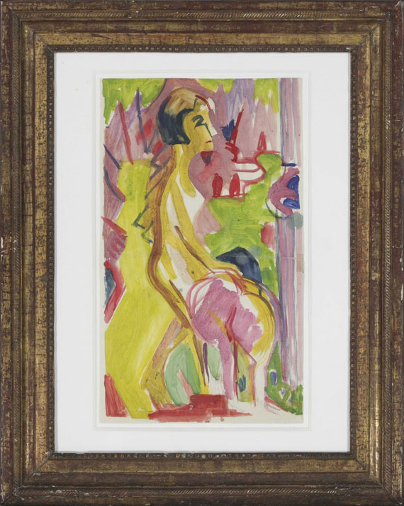 Ernst Ludwig Kirchner - Zwei weibliche Akte - Rahmenbild