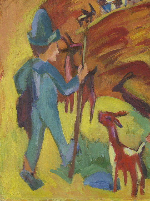 Ernst Ludwig Kirchner - Heimkehrende Ziegenherde - Weitere Abbildung