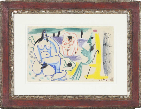 Pablo Picasso - Les Déjeuners - Rahmenbild