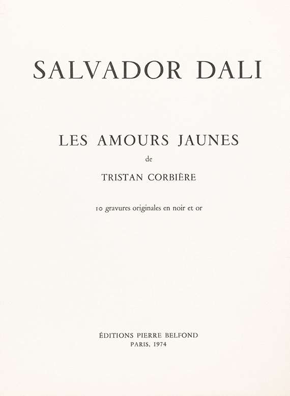 Salvador Dalí - Les Amours Jaunes - Weitere Abbildung