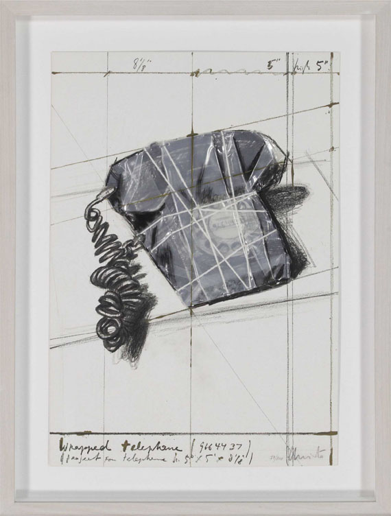  Christo - Wrapped Telephone, Project - Rahmenbild