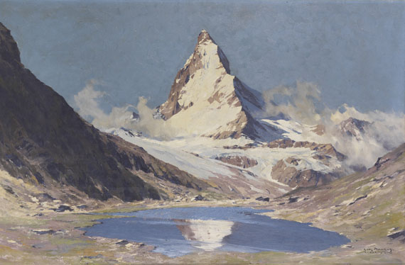 Hanns Maurus - Matterhorn vom Riffelsee
