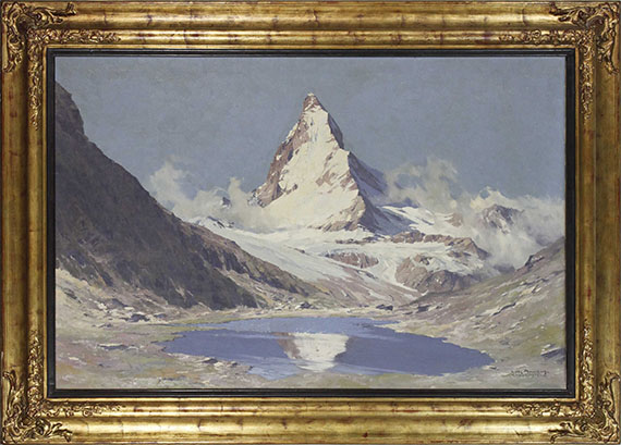Hanns Maurus - Matterhorn vom Riffelsee - Rahmenbild