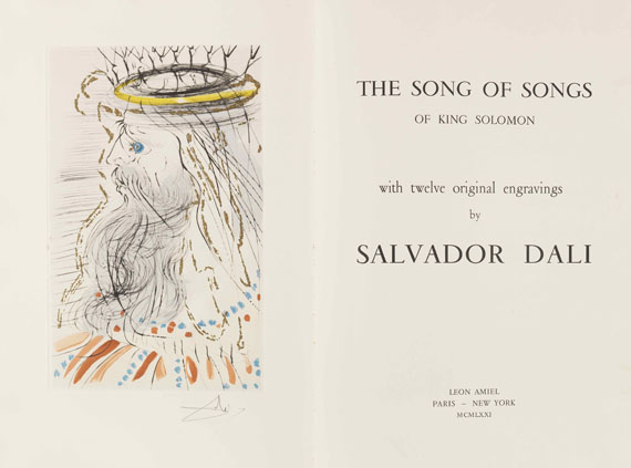 Salvador Dalí - The Song of Songs - Weitere Abbildung