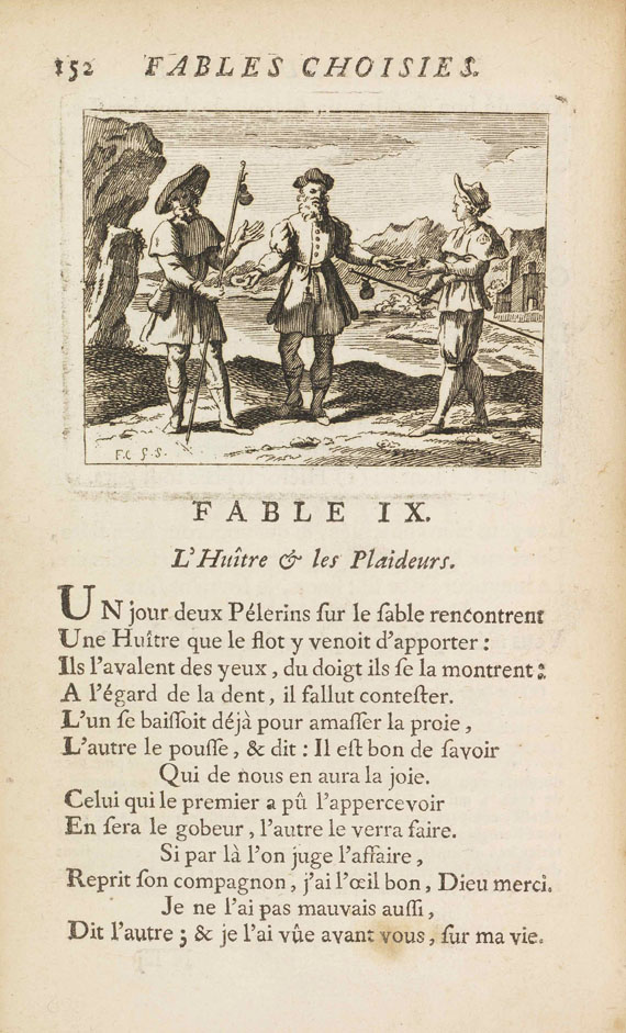 Jean de La Fontaine - Sammlung von 12 La Fontaine-Ausgaben