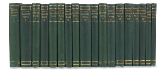 Charles Darwin - Gesammelte Werke. 18 Bände