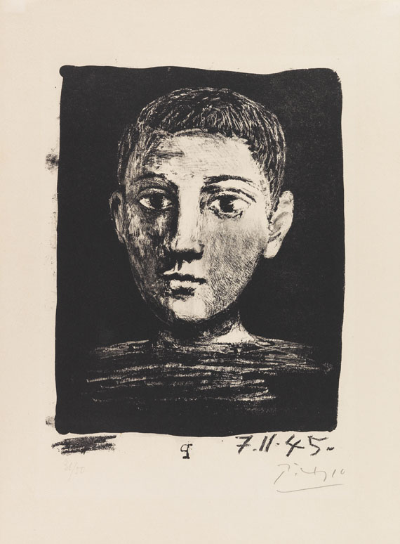 Pablo Picasso - Tête de Jeune Garçon