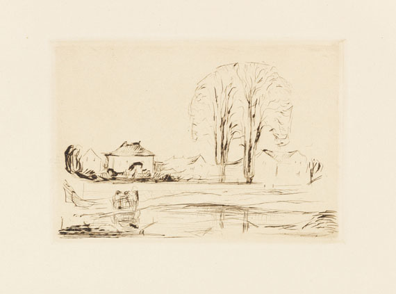 Edvard Munch - Verzeichnis des graphischen Werks Edvard Munchs bis 1906 / Edvard Munch. Das graphische Werk 1906-1926 (mit: "Frauenkopf" und "Aus Åsgårdstrand") - Weitere Abbildung