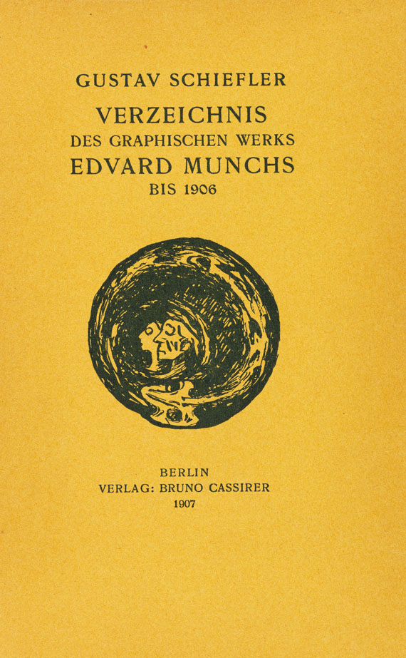 Edvard Munch - Verzeichnis des graphischen Werks Edvard Munchs bis 1906 / Edvard Munch. Das graphische Werk 1906-1926 (mit: "Frauenkopf" und "Aus Åsgårdstrand")