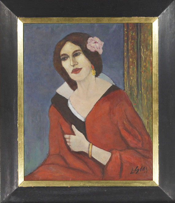 Louis Seel - Donna Lucia (Porträt Raimonde Astrie) - Rahmenbild