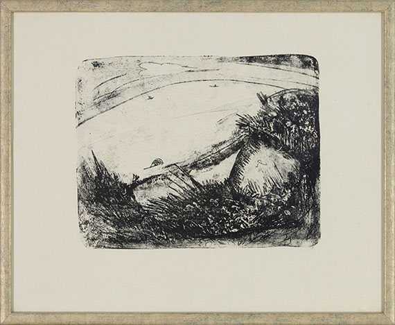 Ernst Ludwig Kirchner - Steilküste und Meer - Fehmarn - Rahmenbild