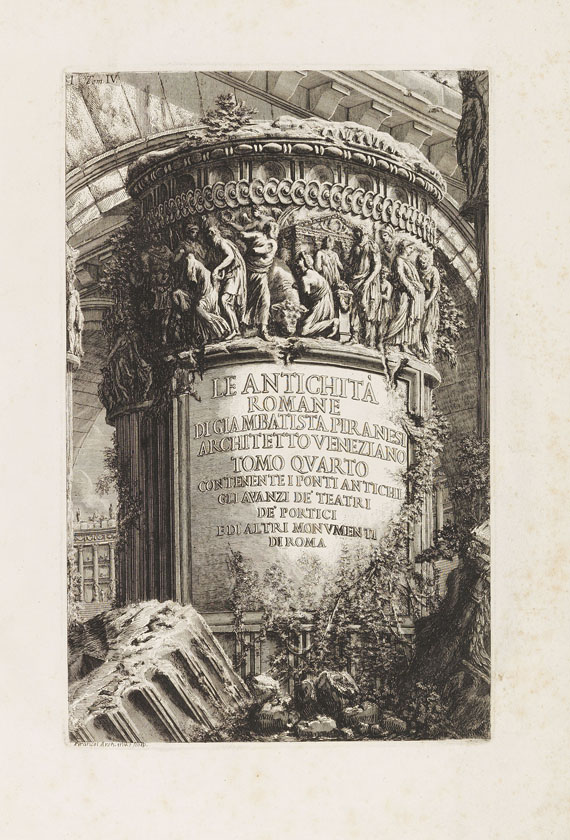 Giovanni Battista Piranesi - Le Antichitá Romane, Bd. II und IV - Weitere Abbildung