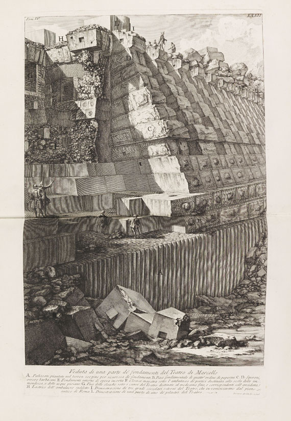 Giovanni Battista Piranesi - Le Antichitá Romane, Bd. II und IV - Weitere Abbildung