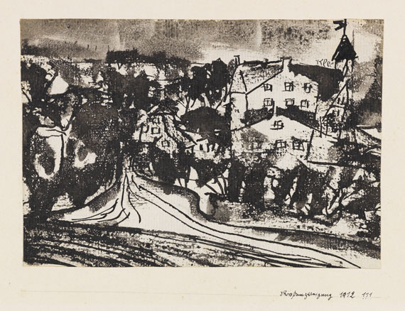 Paul Klee - Straßenverzweigung (bei aufgeweichtem Boden)