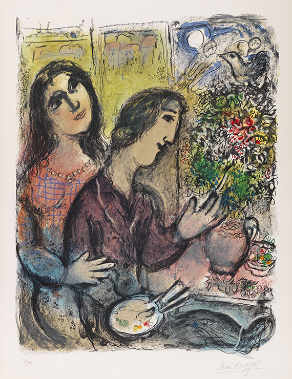 Marc Chagall - La Femme du peintre