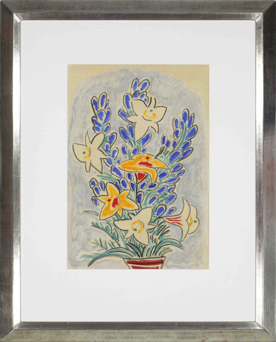 Gabriele Münter - Blumen - Rahmenbild