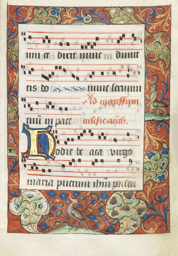  Manuskripte - Choralhandschrift auf Pergament - Weitere Abbildung