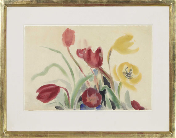 Emil Nolde - Rote und gelbe Tulpen - Rahmenbild