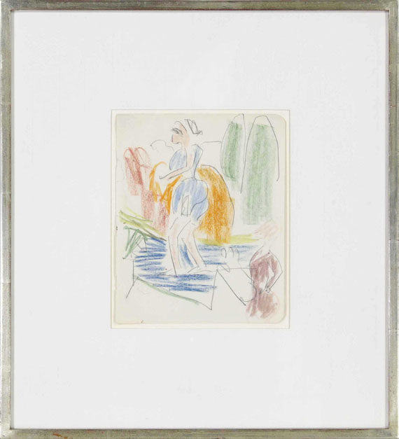 Ernst Ludwig Kirchner - Zirkusszene - Rahmenbild