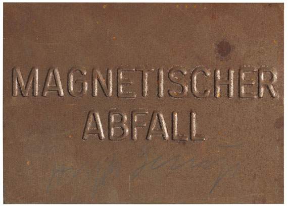 Joseph Beuys - Magnetischer Abfall (4 Teile)