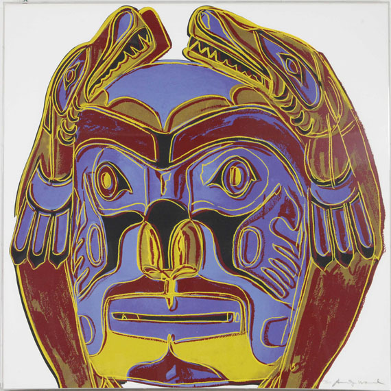 Andy Warhol - Northwest Coast Mask - Rahmenbild